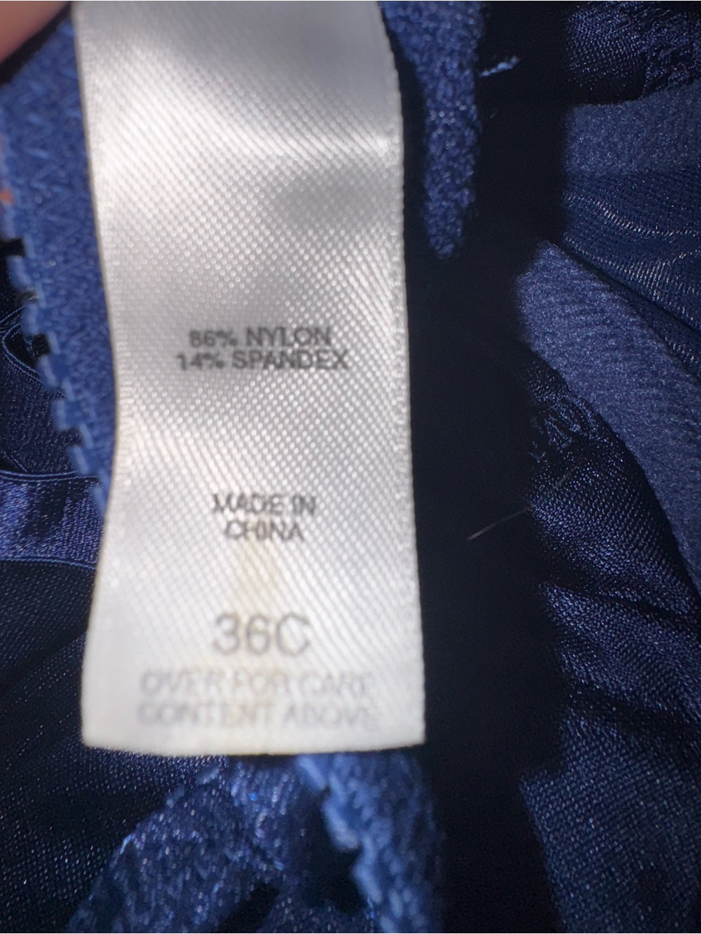 Rare Victoria's Secret Vintage 90s Navy Blue Sequin Push-Up Bra - Picture 5 of 9
